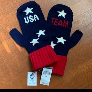 Polo Ralph Lauren star mittens flag USA